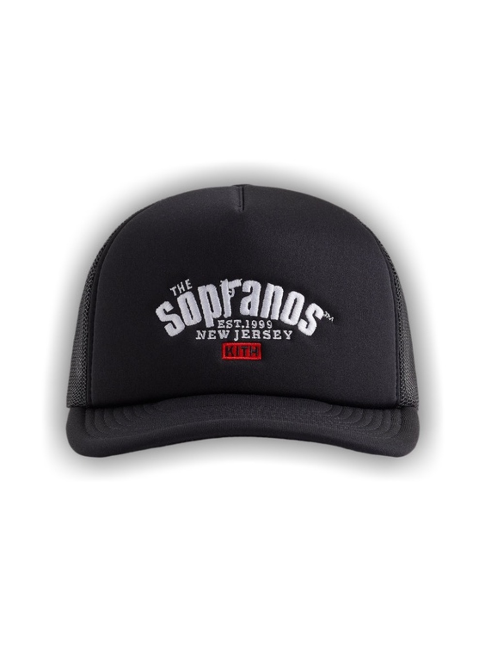 Kith For The Sopranos Nolan Trucker Cap Snapback 'Black' Logo Hat Adjustable